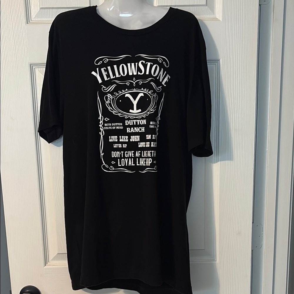 Bella Canvas Black Short Sleeve Tee with Vintage Graphic